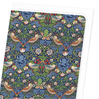 SHERLOCK HOLMES STRAWBERRY THIEF: Bespoke Greeting Card