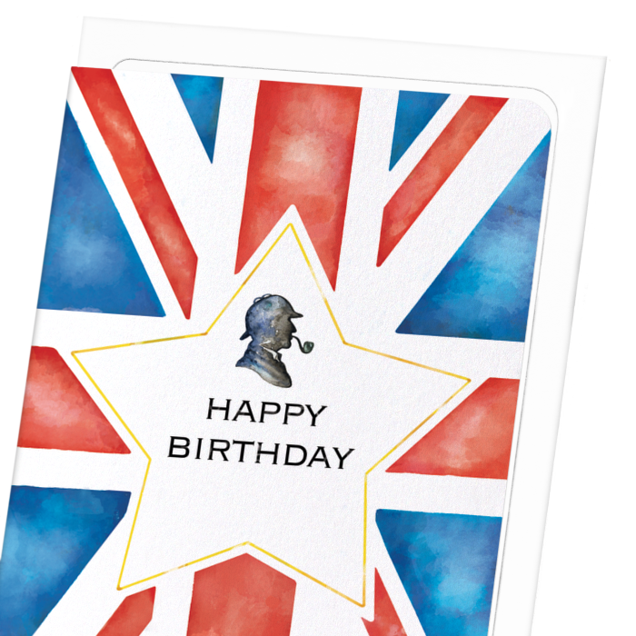 BIRTHDAY UNION JACK: Bespoke Greeting Card