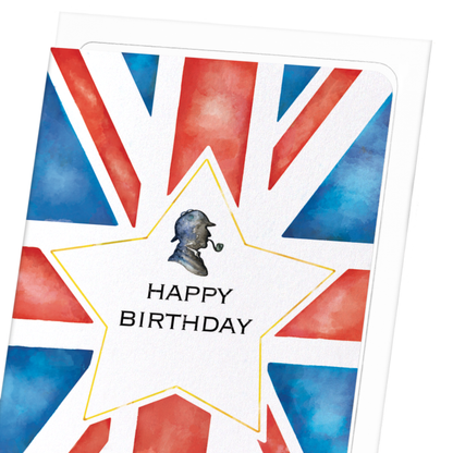 BIRTHDAY UNION JACK: Bespoke Greeting Card
