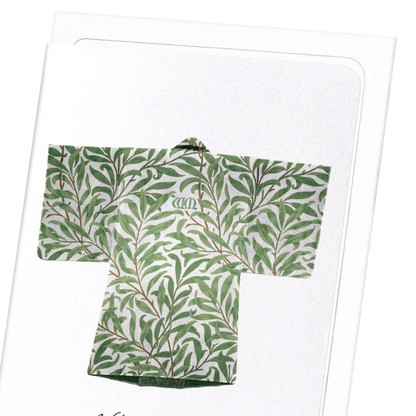 WILLOW BOUGHS KIMONO: Bespoke Greeting Card