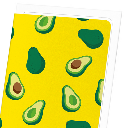 AVOCUDDLE: Colourblock Greeting Card