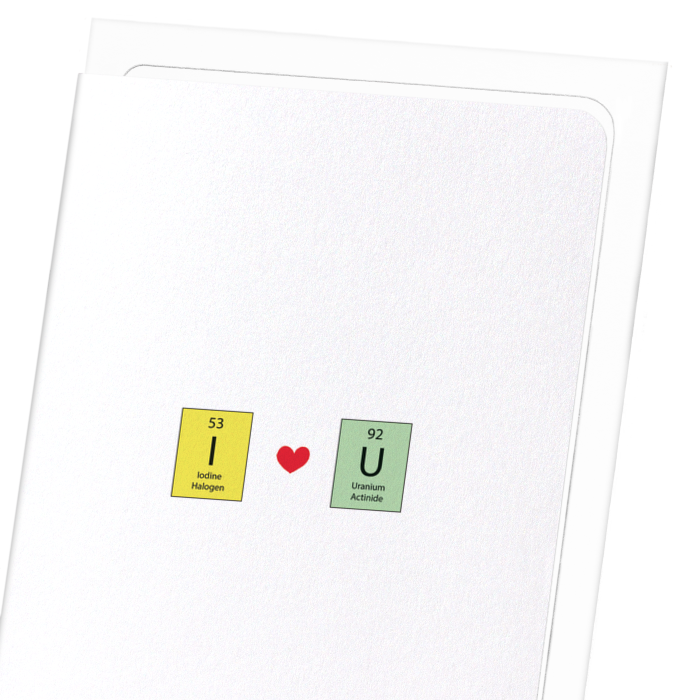 ELEMENTS EXPRESSING LOVE: Colourblock Greeting Card