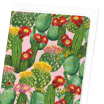 COLOURFUL CACTI: Painting Greeting Card