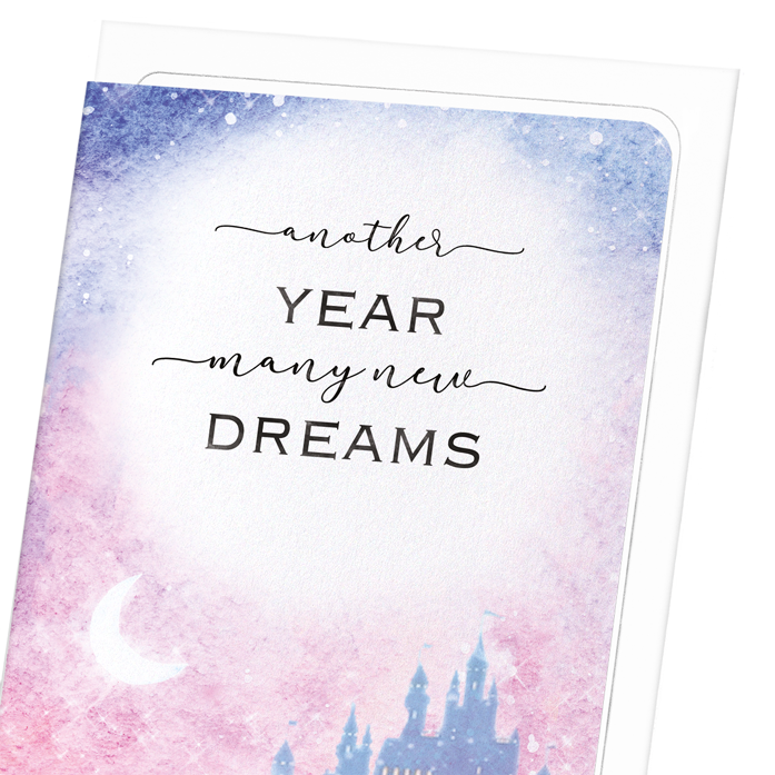 A YEAR OF DREAMS: Watercolour Greeting Card