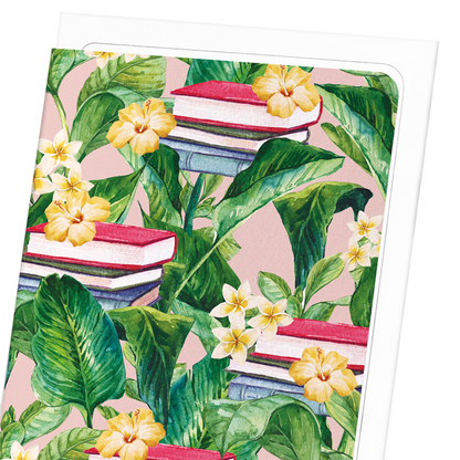 GARDEN OF BOOKS: Painting Greeting Card