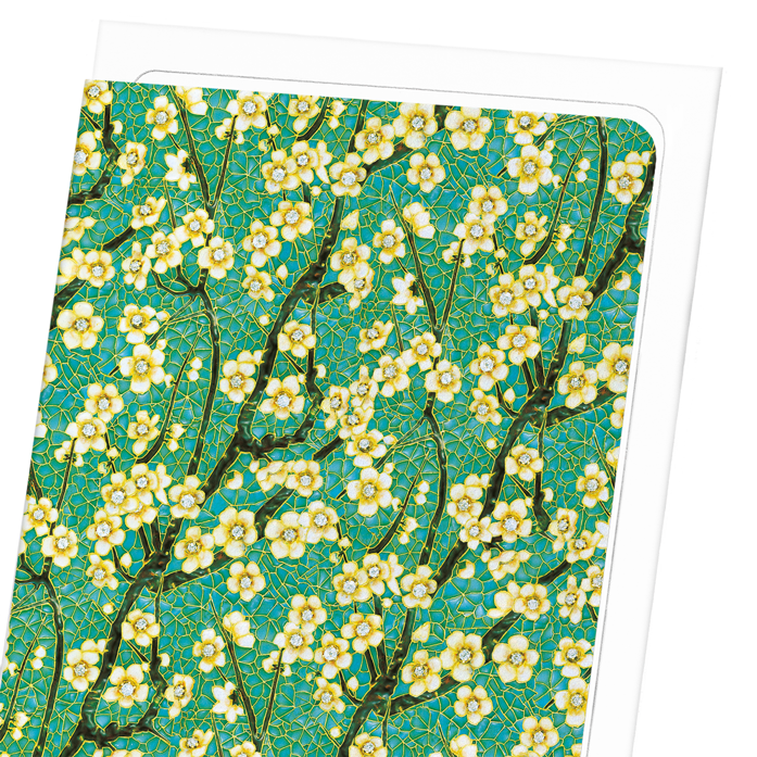 JAPONISME BLOSSOMS: Pattern Greeting Card