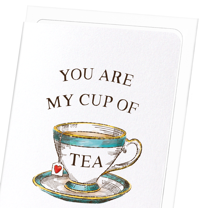 MY CUP OF TEA: Victorian Greeting Card