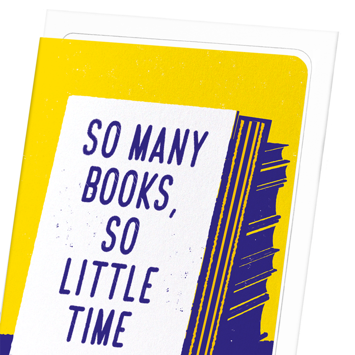 SO MANY BOOKS: Painting Greeting Card