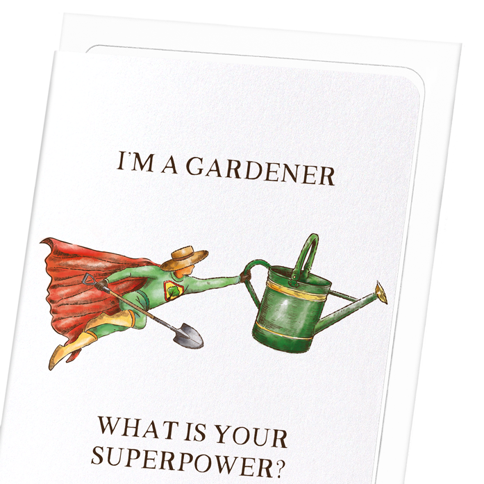 GARDENER SUPERPOWER: Victorian Greeting Card