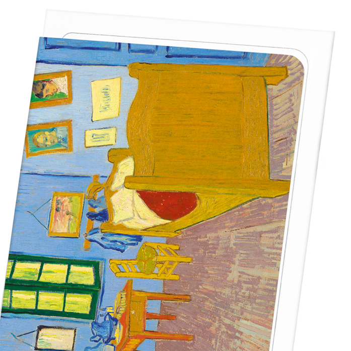 BEDROOM IN ARLES (1889): Painting Greeting Card