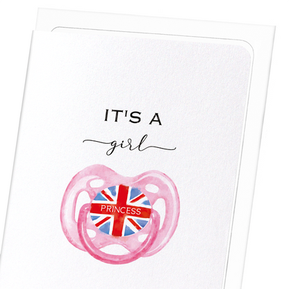 LITTLE PRINCESS: Watercolour Greeting Card