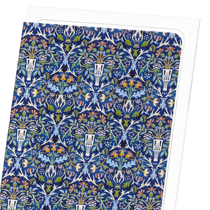 FLOWERPOT (1883): Pattern Greeting Card