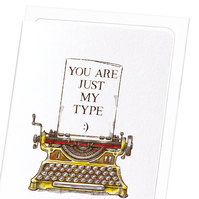 JUST MY TYPE: Victorian Greeting Card