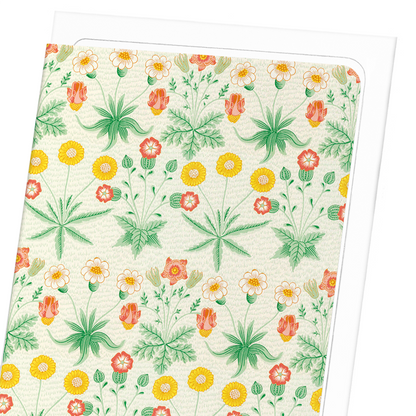 DAISY BY MORRIS: Pattern Greeting Card