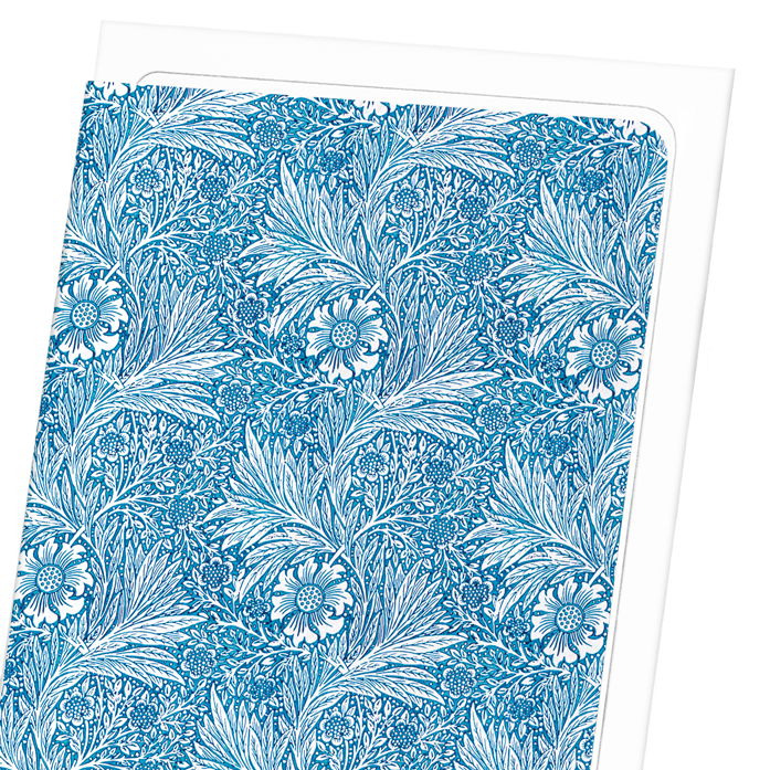 BLUE MARIGOLD: Pattern Greeting Card