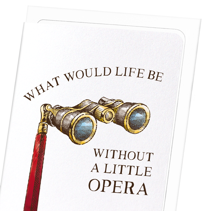 LIFE AND OPERA: Victorian Greeting Card