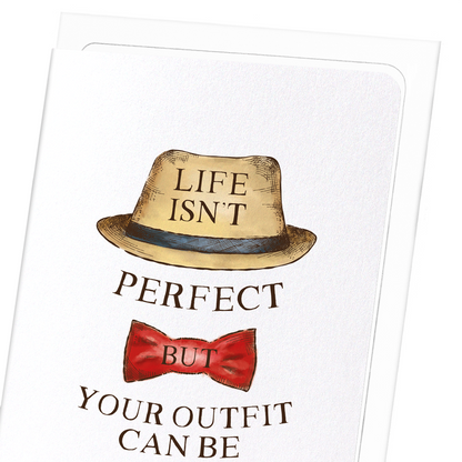 PERFECT OUTFIT: Victorian Greeting Card