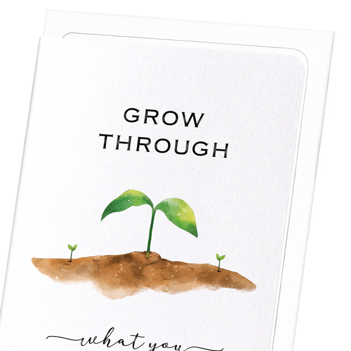 WHAT YOU GO THROUGH: Watercolour Greeting Card