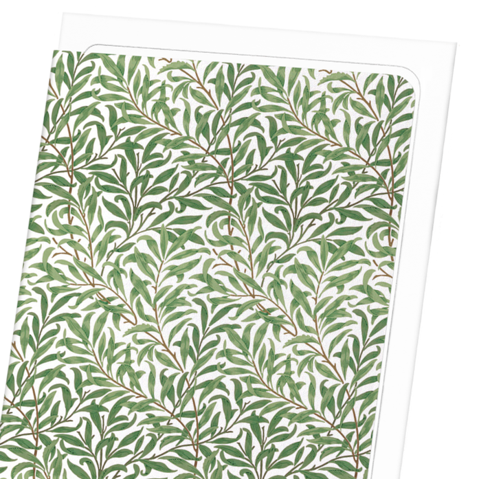 WILLOW BOUGHS: Pattern Greeting Card