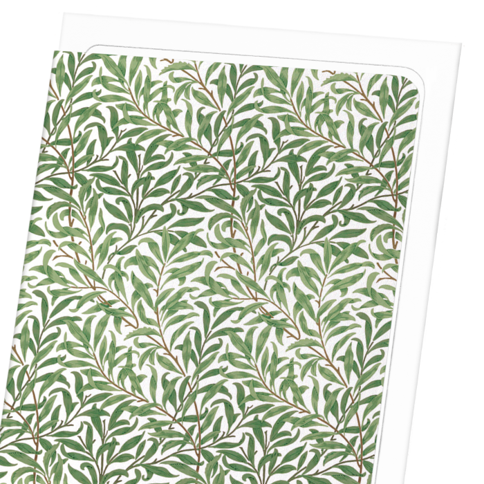 WILLOW BOUGHS (1887): Pattern Greeting Card