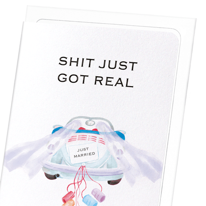 MRS & MRS FOR REAL: Watercolour Greeting Card