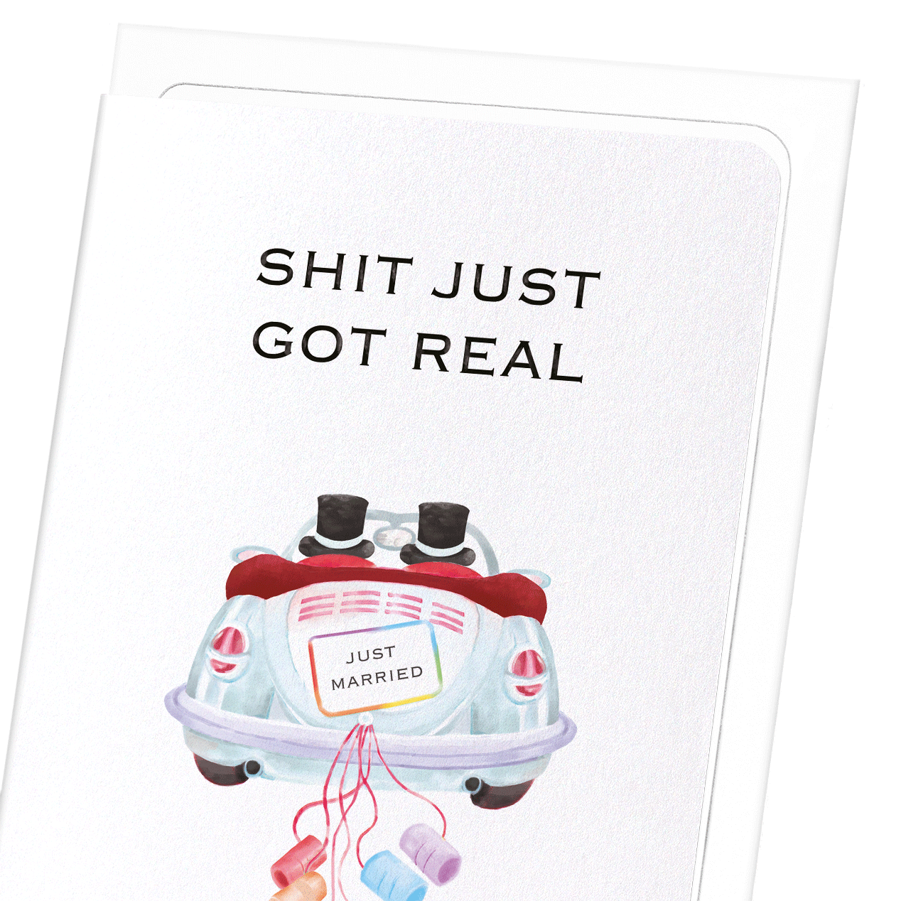 MR & MR FOR REAL: Watercolour Greeting Card