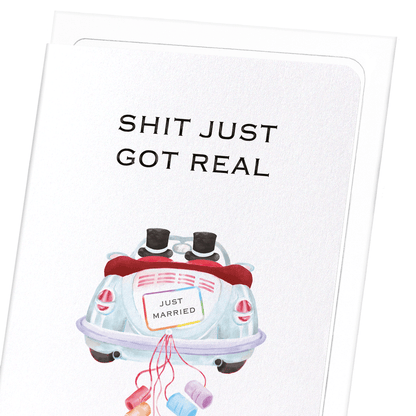 MR & MR FOR REAL: Watercolour Greeting Card