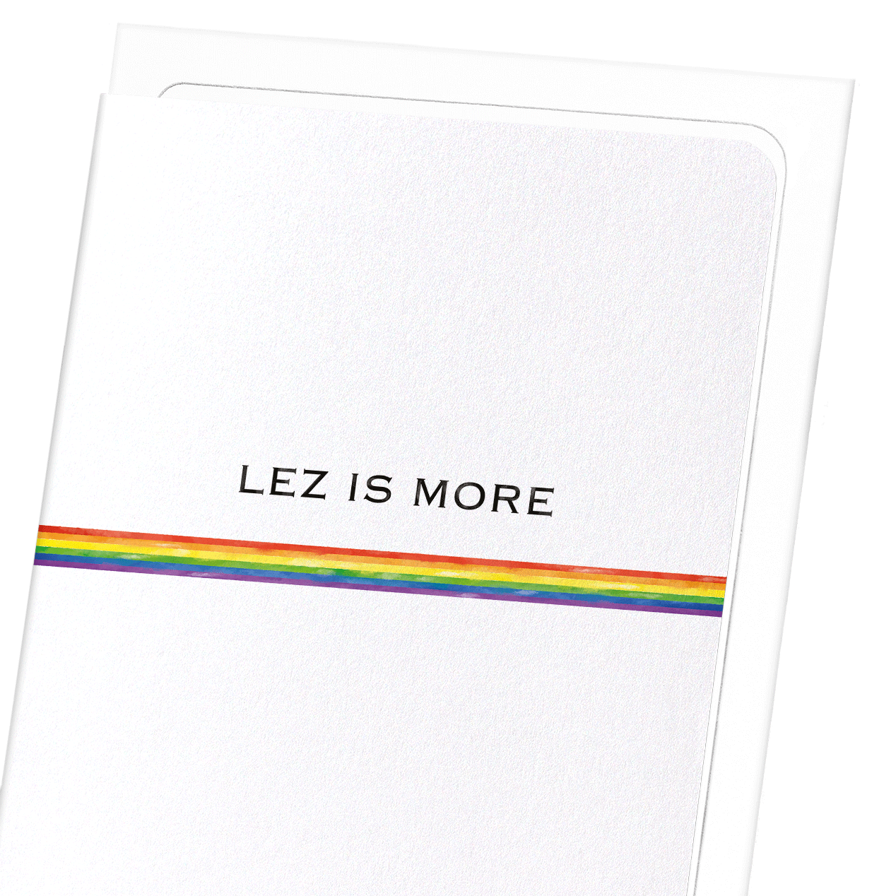 LEZ IS MORE: Watercolour Greeting Card