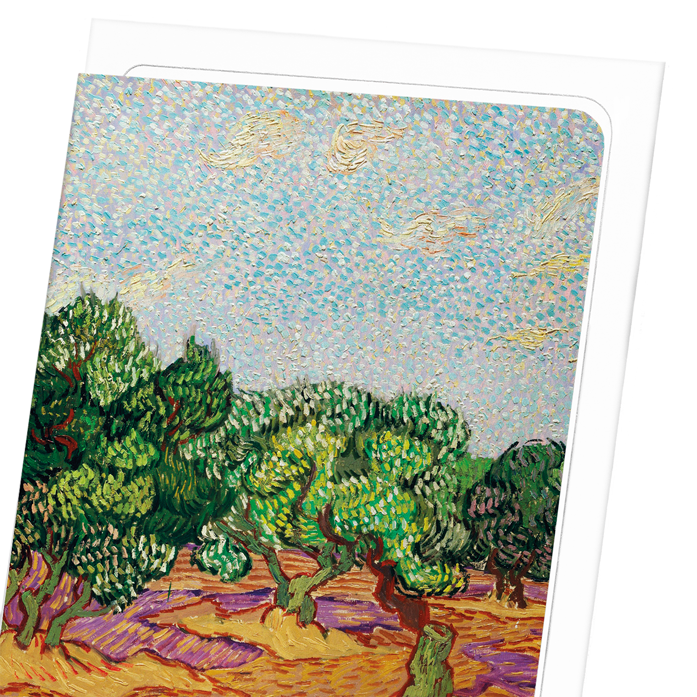 OLIVE TREES (1889) NO. 1: Painting Greeting Card