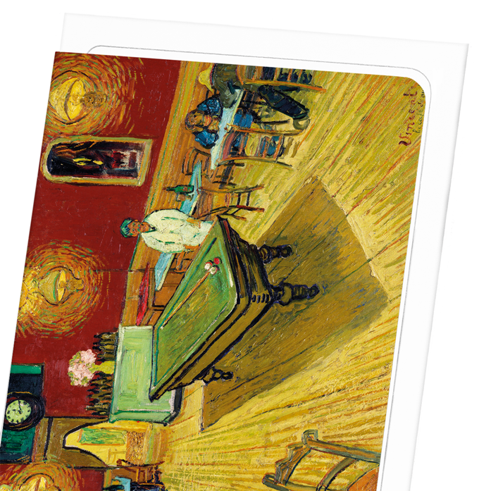 LE CAFÉ DE NUIT (THE NIGHT CAFÉ) (1888): Painting Greeting Card