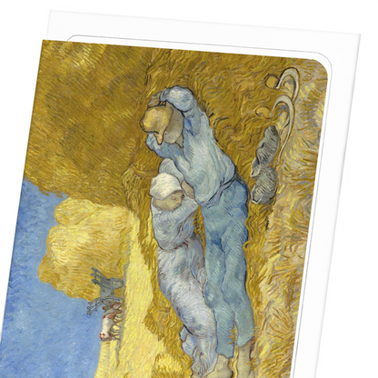 THE SIESTA (1890): Painting Greeting Card