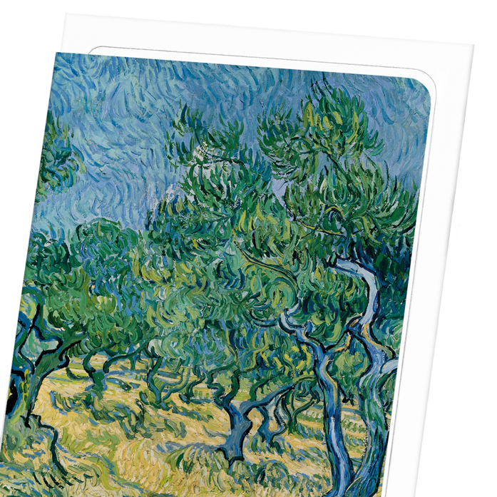 OLIVE GROVE (1889): Painting Greeting Card