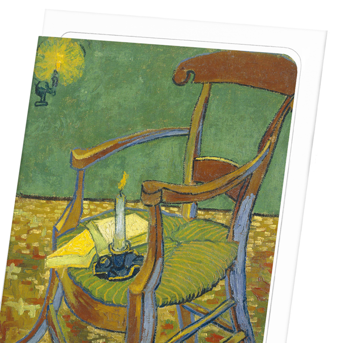GAUGUIN'S CHAIR (1888): Painting Greeting Card