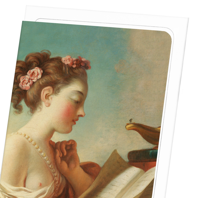 ALLEGORY OF VIGILANCE (C.1772): Painting Greeting Card