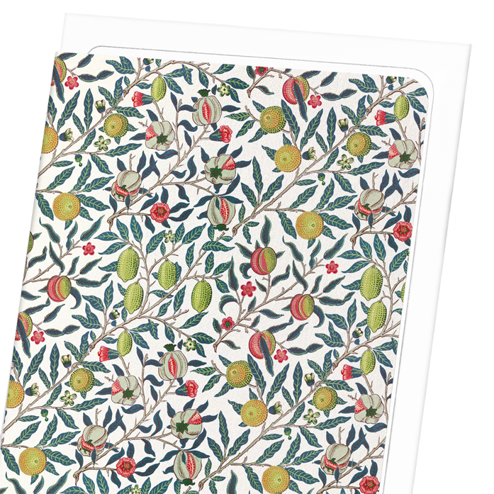 POMEGRANATE FRUIT (C.1866) : Pattern Greeting Card