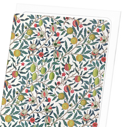 POMEGRANATE FRUIT (C.1866) : Pattern Greeting Card