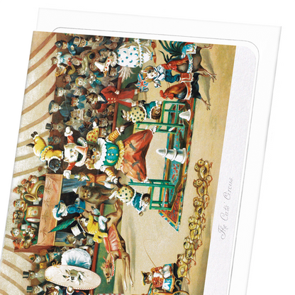CAT CIRCUS: Painting Greeting Card