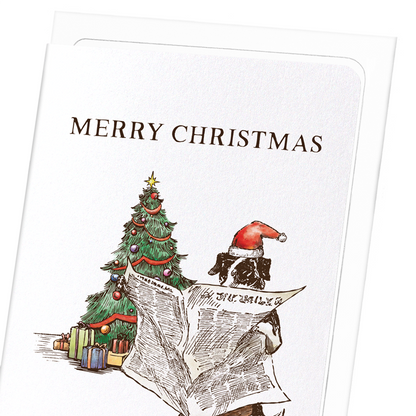 READING CHRISTMAS CHRONICLE: Victorian Greeting Card