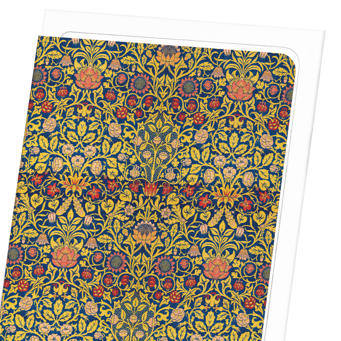 VIOLET AND COLUMBINE (1883): Pattern Greeting Card