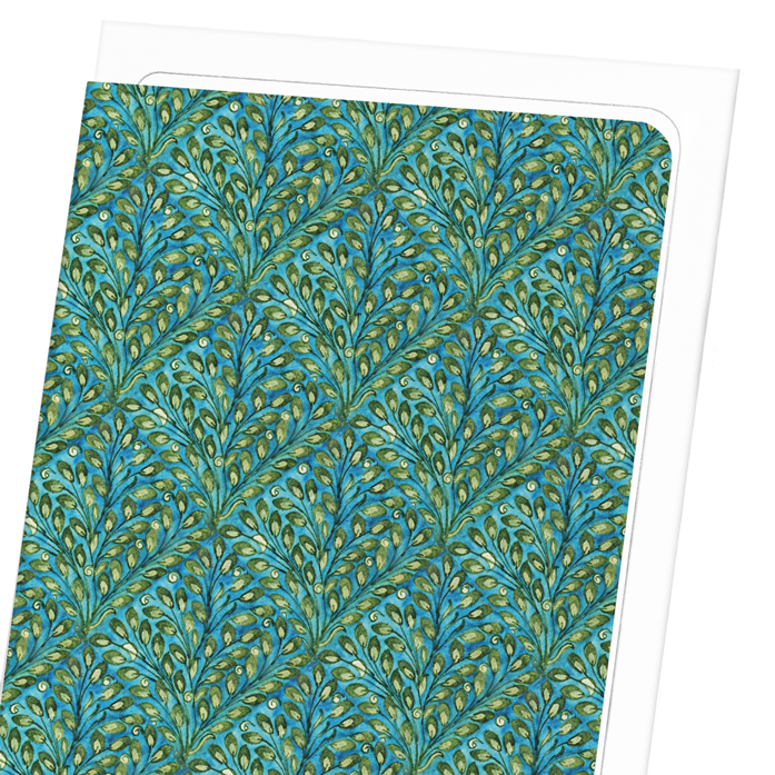 PLANT PATTERN (1885-1890): Pattern Greeting Card