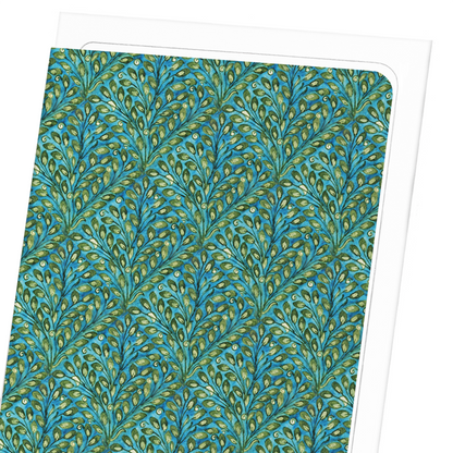 PLANT PATTERN (1885-1890): Pattern Greeting Card