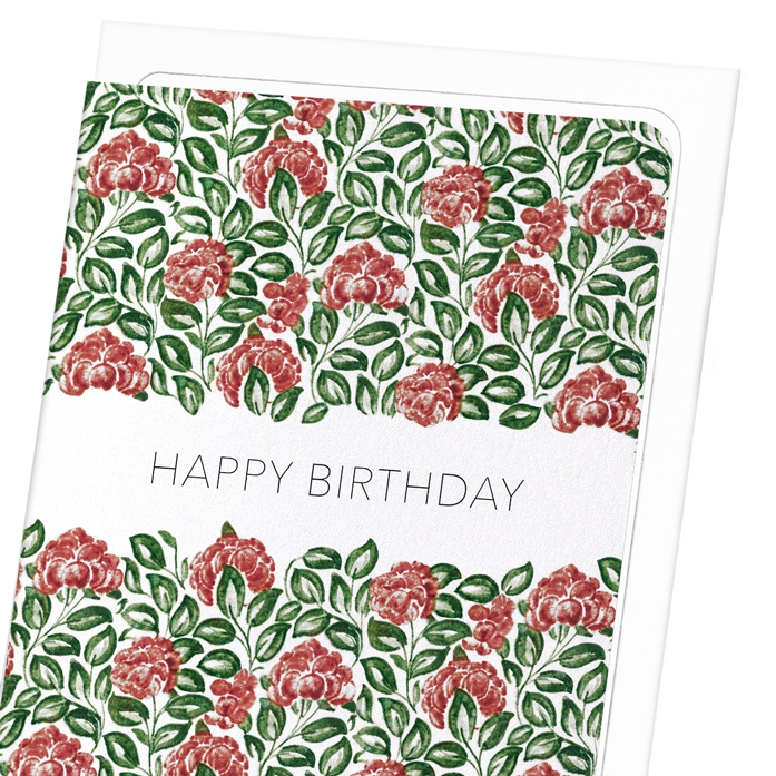 FLOWER AND PLANTS (1885-1890): Pattern Greeting Card