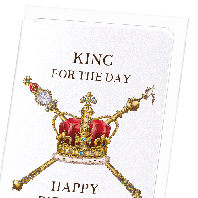 KING FOR THE DAY: Victorian Greeting Card