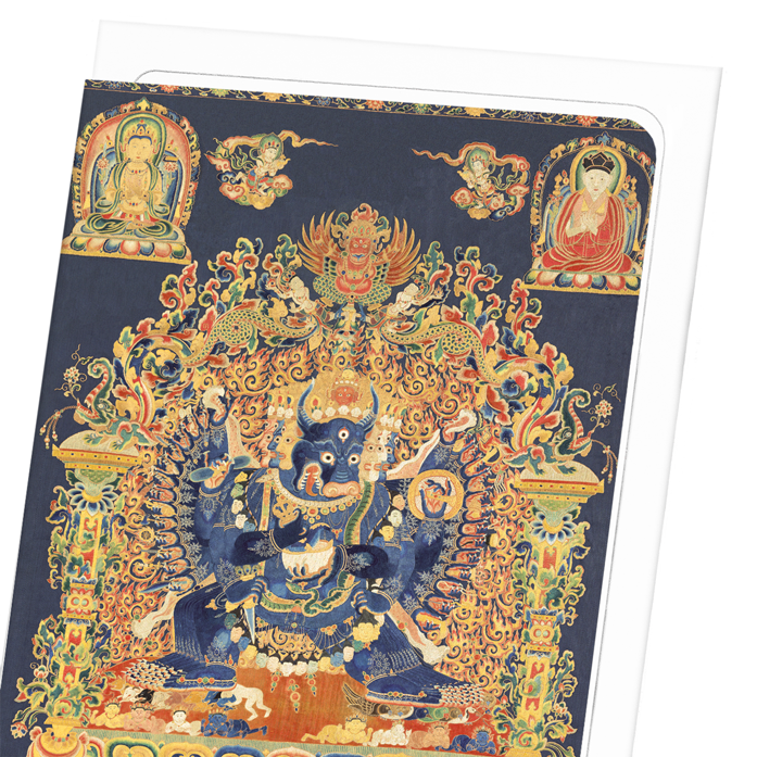 VAJRABHAIRAVA (EARLY 15TH C.): Painting Greeting Card
