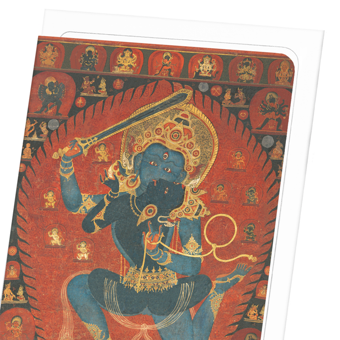 ACHALA AND HIS CONSORT (1525–50): Painting Greeting Card