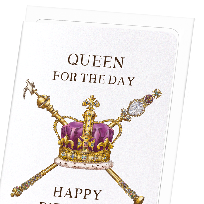 QUEEN FOR THE DAY: Victorian Greeting Card