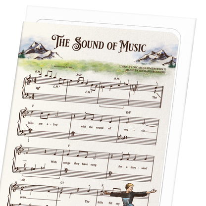 SOUND OF MUSIC: Victorian Greeting Card