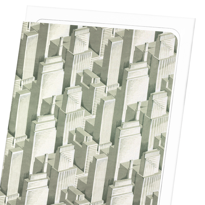 TWILIGHT (20TH C): Pattern Greeting Card
