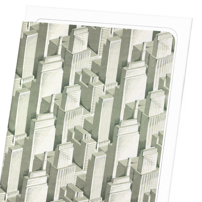TWILIGHT (20TH C): Pattern Greeting Card