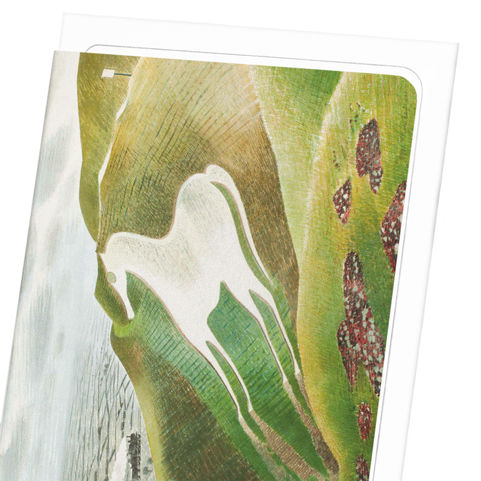 WESTBURY HORSE (1939): Painting Greeting Card